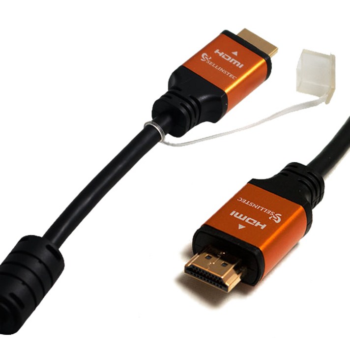 셀인스텍 HDMI HDMI 2.0Ver 케이블 골드메탈, 1개, 1.8m