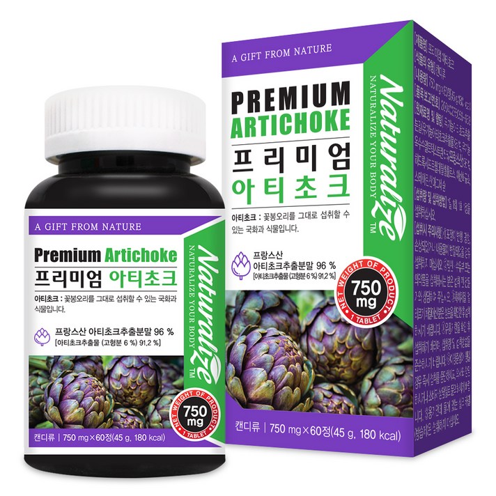 네추럴라이즈 프리미엄 아티초크 영양제, 60정, 1개