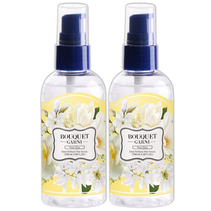 부케가르니 딥퍼퓸 헤어세럼 일랑일랑, 100ml, 2개