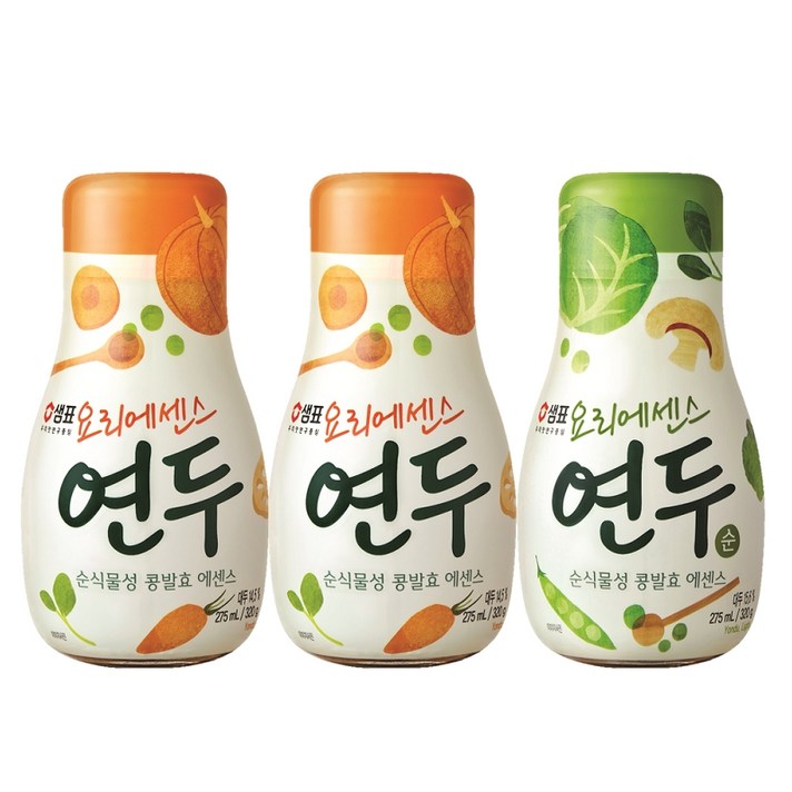 샘표 연두 275ml x 2p + 연두순 275ml 세트, 1세트