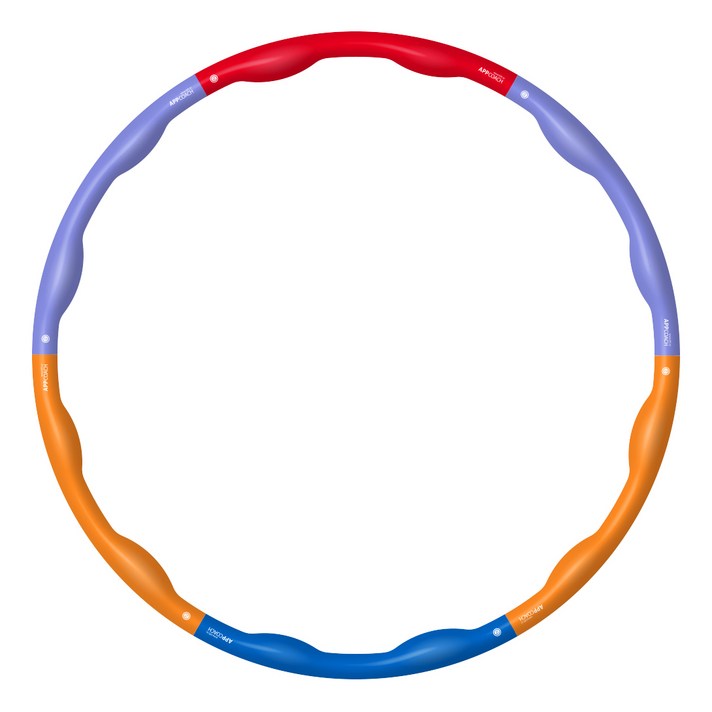 비핏 어린이 원더패밀리 훌라후프, 1074g, 혼합색상