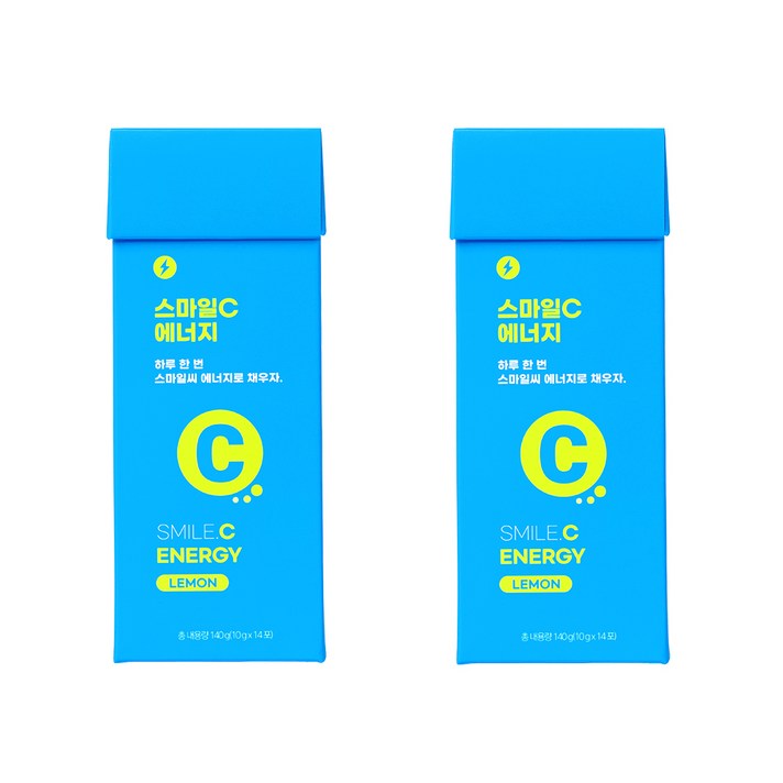스마일C 에너지 음료분말 레몬맛 4주분, 10g, 28개