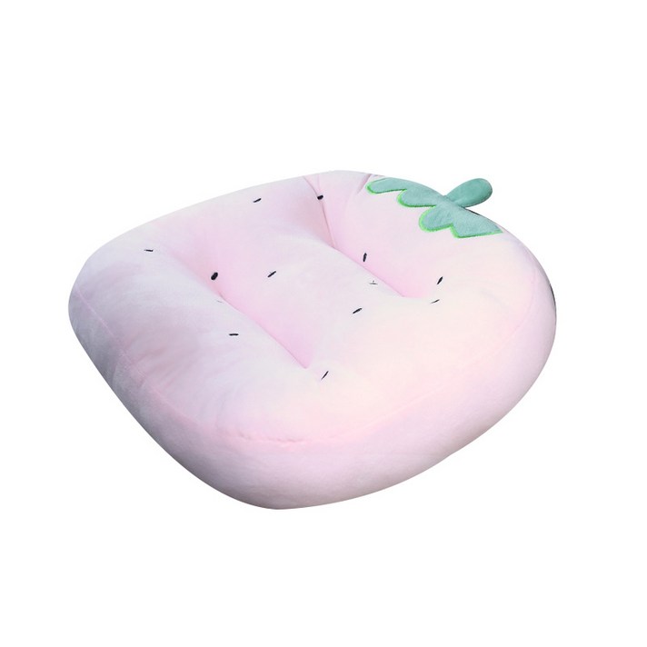 GUNU 차량용 키높이 방석 45 x 40 x 12 cm, 딸기, 1개