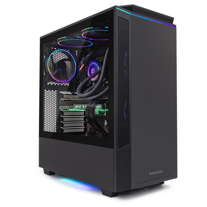 한성컴퓨터 보스몬스터 게이밍 데스크탑 블랙 DX5516S (i5-10400F), WIN 미포함, RAM 16GB, NVMe 500GB
