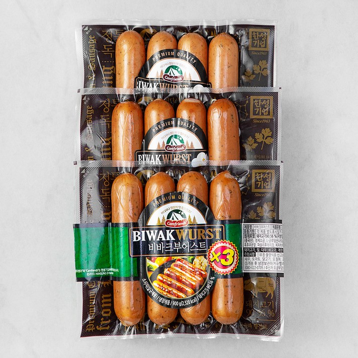 한성기업 비바크부어스트 소시지, 300g, 3개