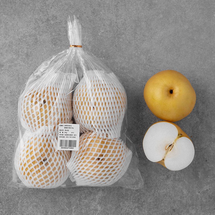 달콤한 햇배, 2kg (3~4입), 1봉