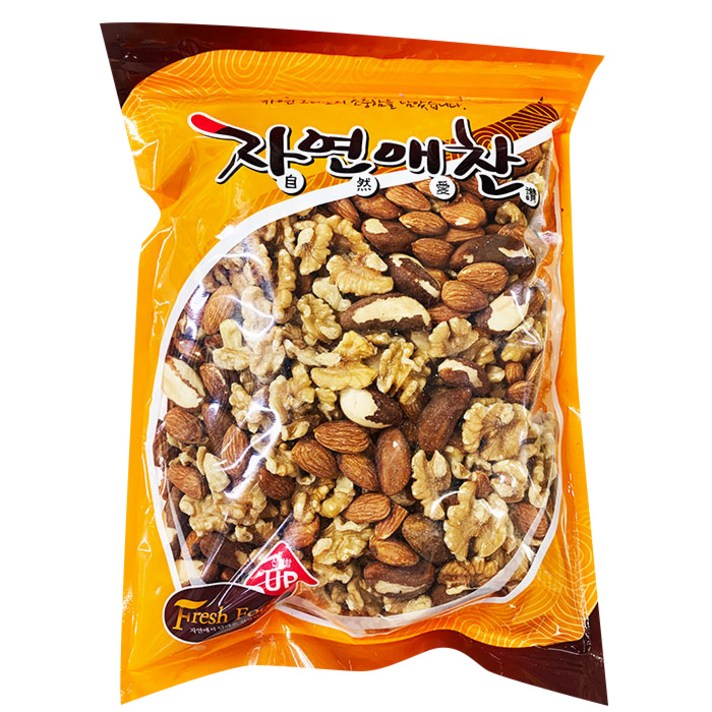 자연애찬 브라질넛 + 아몬드 + 호두 견과류 3종, 1개, 1Kg