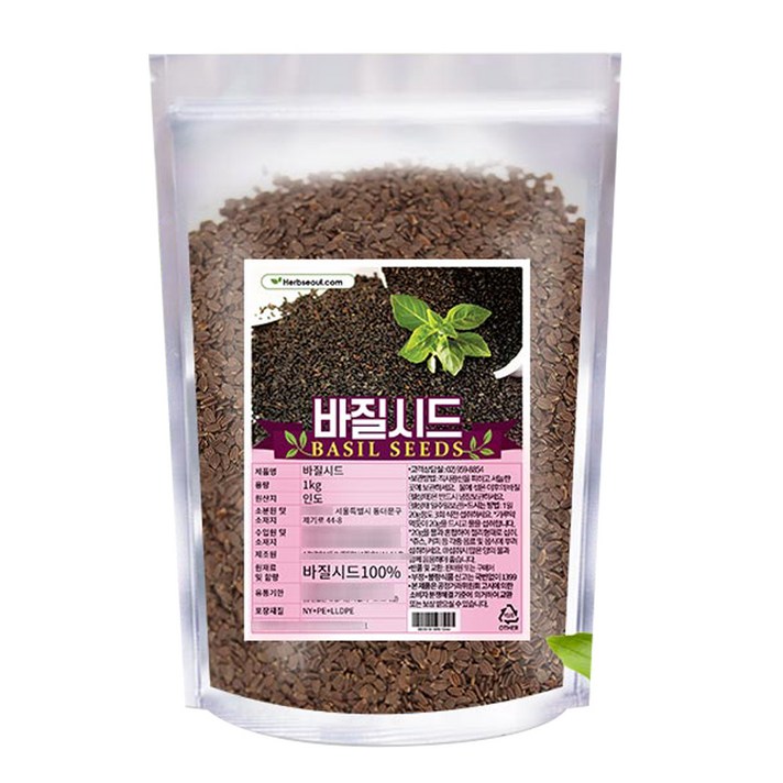 정우당 바질씨드, 1kg, 1개