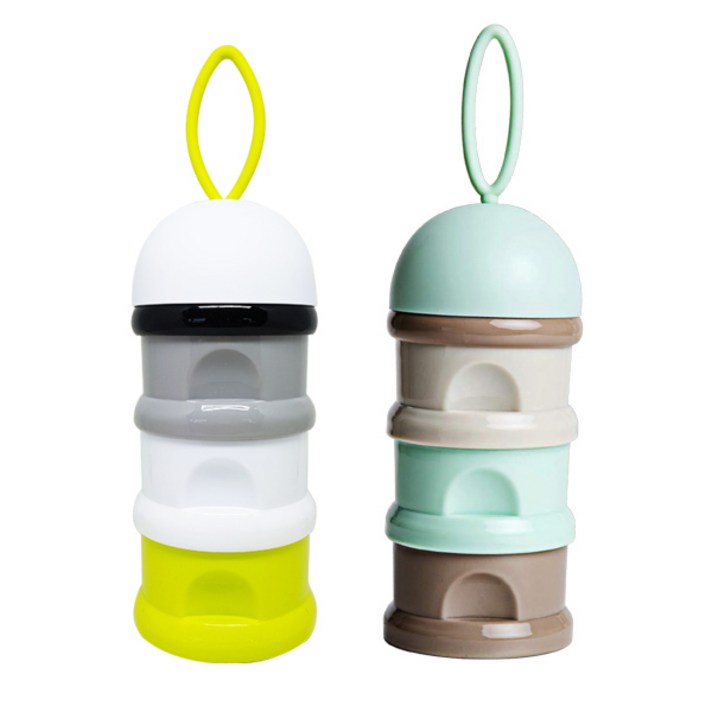 맘핸드슨 분유 케이스 2종 세트, GREEN WHITE, MINT, 1세트