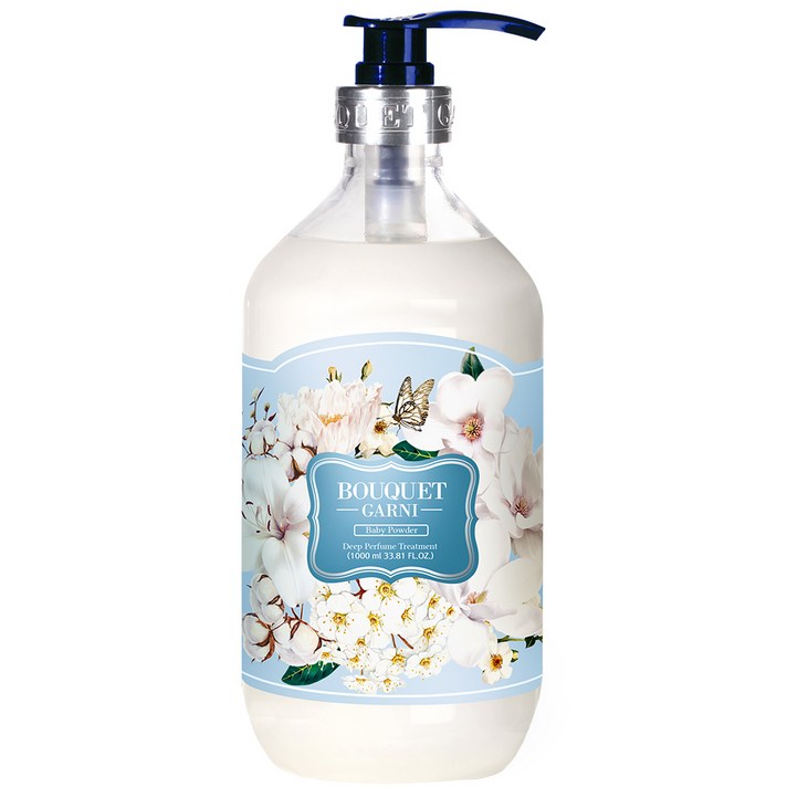 부케가르니 딥퍼퓸 트리트먼트 베이비파우더, 1000ml, 1개