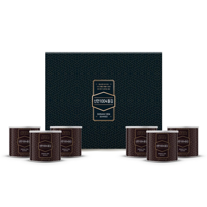 예맛 신안 1004 돌김 캔 6p 선물세트, 1세트