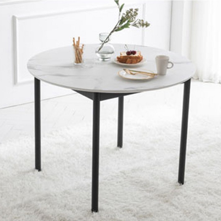 리바트 로티르 4인 마블원형식탁 방문설치, 콤비