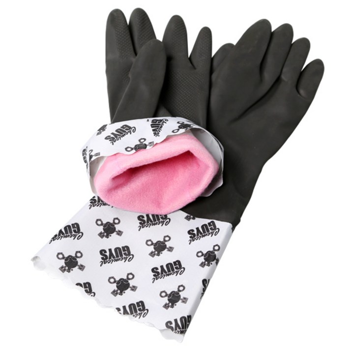 케미컬가이 셀프세차 후리스 고무장갑, 1세트