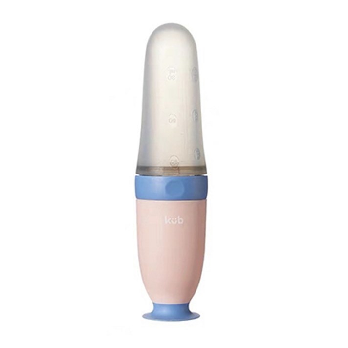 리틀숑 짜식이스푼 휴대용 이유식용기, 핑크, 1개