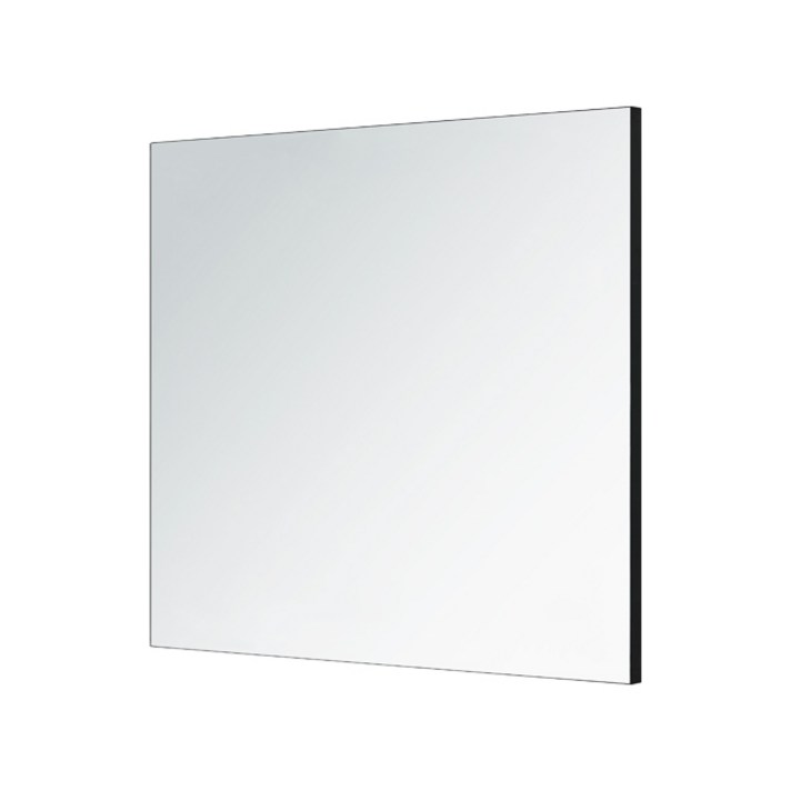 알루미늄 누드블랙 프레임 거울 800 x 800 mm, 혼합색상