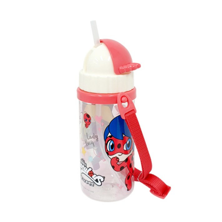 르번 레이디버그 날개 빨대보틀, 혼합색상, 350ml