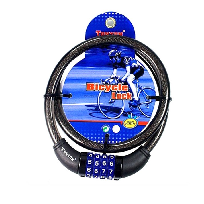 자전거 도난방지 거치형 번호키 12mm, 4 번호키 거치타입, 1개