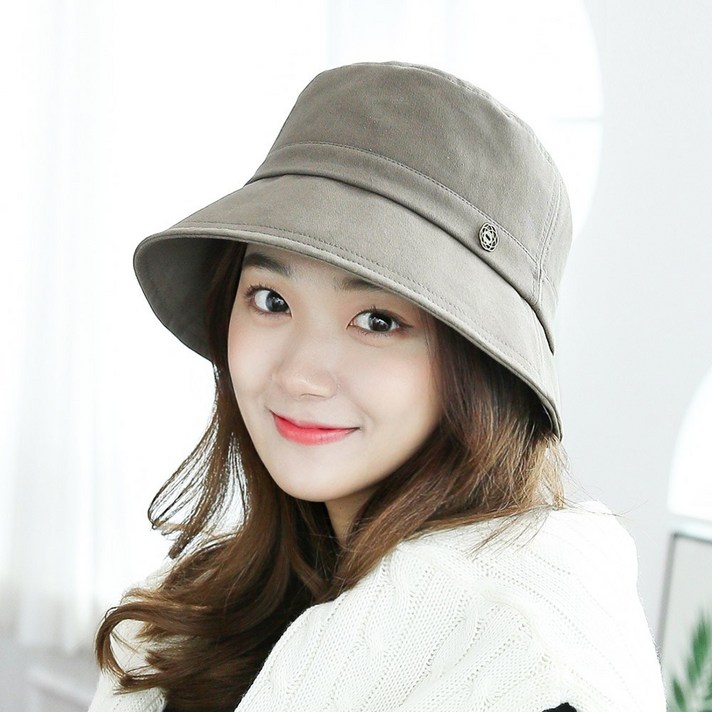 여성 미니 벨크로 버킷햇