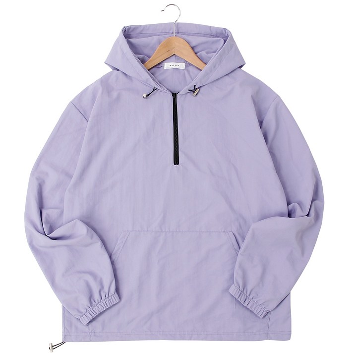 빌락트 오버핏 고밀도 아노락 바람막이 후드티셔츠