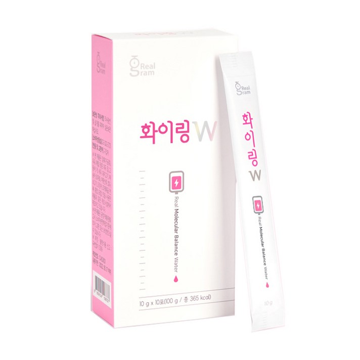 리얼그램 화이링W 영양제 석류맛, 10g, 10개