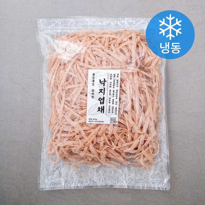 주일 낙지엽채 (냉동), 600g, 1봉