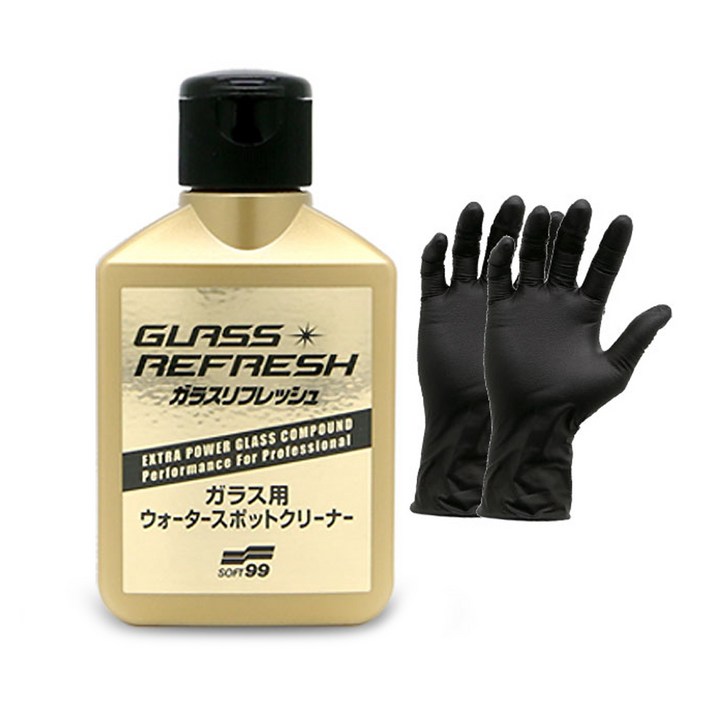 소프트99 글라코 유막제거제 80ml G-73 + 장갑, 1세트