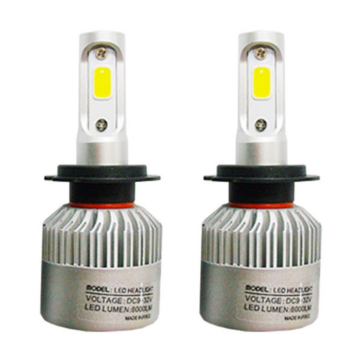 렉서스 MAX 브라이트 36W LED 전조등 H7, 혼합색상, 2개