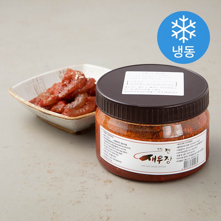 초록햇살 깐 양념새우장 (냉동), 500g, 1개