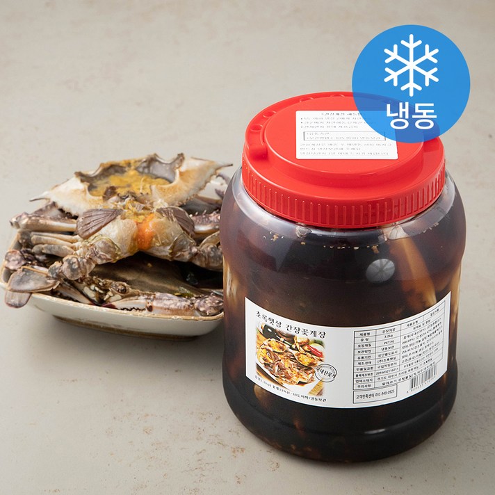 초록햇살 연평도 암꽃게 간장게장 (냉동), 3.2kg, 1개