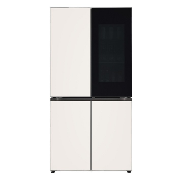 LG전자 LG오브제컬렉션 노크온 양문형 냉장고 베이지 M870GBB451 870L 방문설치