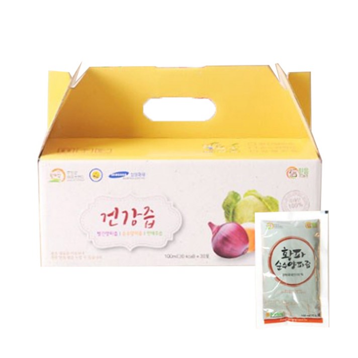 신믿음건강농원 무안 황파 순수양파즙, 100ml, 30개