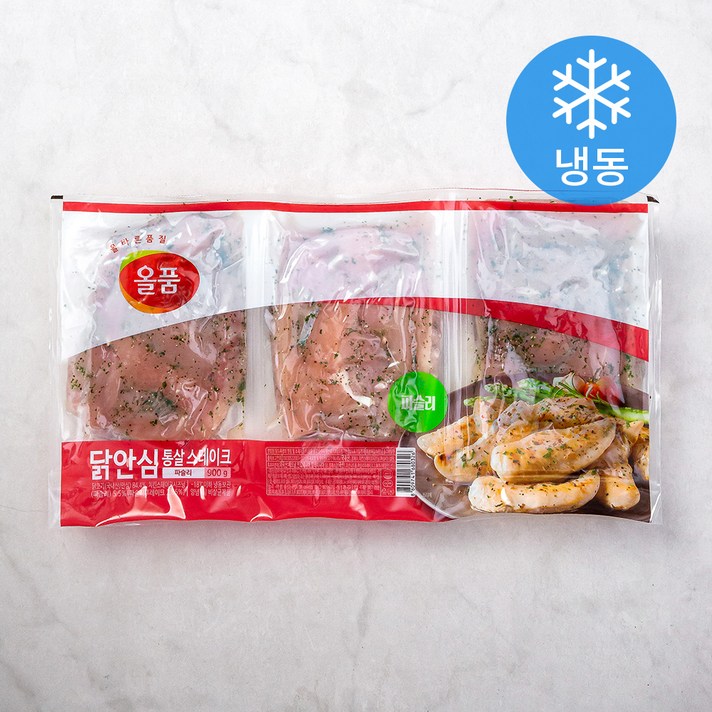 올품 닭안심 통살 스테이크 파슬리 (냉동), 900g, 1개