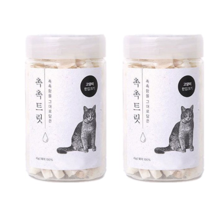촉촉트릿 포 캣 동결건조 북어 45g, 북어맛, 2개