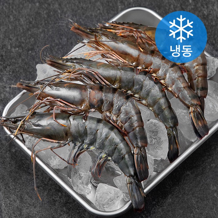 프라이드 말레이시아산 홍다리 얼룩 새우 5미 (냉동), 330g, 1팩