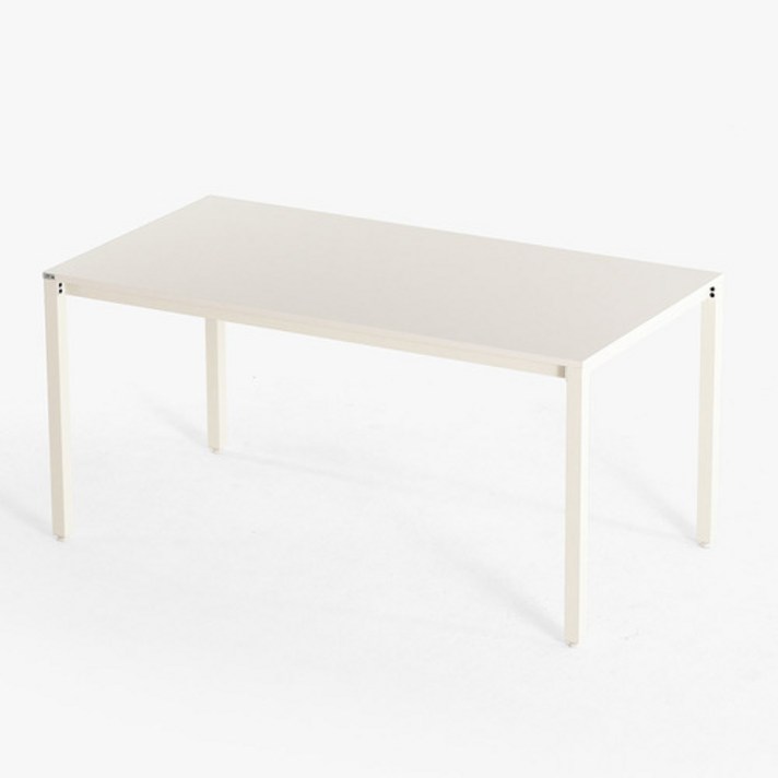 209애비뉴 제로데스크 게임용 컴퓨터 책상 1000 x 600 x 720 mm, 화이트(상판) + 화이트(프레임)