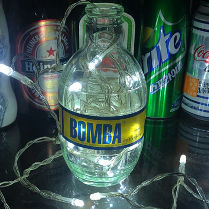 폼나는세상 건전지용 LED 피켓 줄전구 40구, 백색