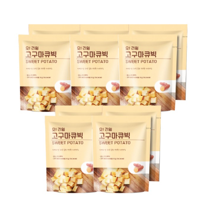 오 리얼 고구마큐빅, 30g, 10개
