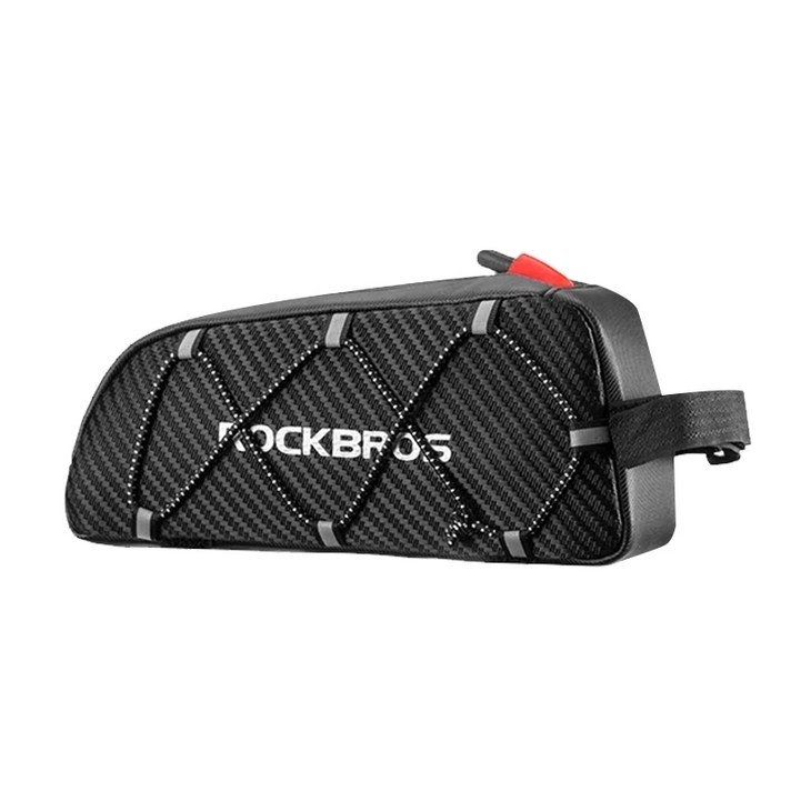 락브로스 자전거 프레임가방 탑튜브 가방 039BK, 블랙, 1개