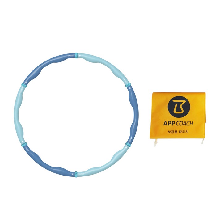 비핏 뱃살 지압효과 다이어트 훌라후프 아이언 마스터 + 파우치, 혼합색상