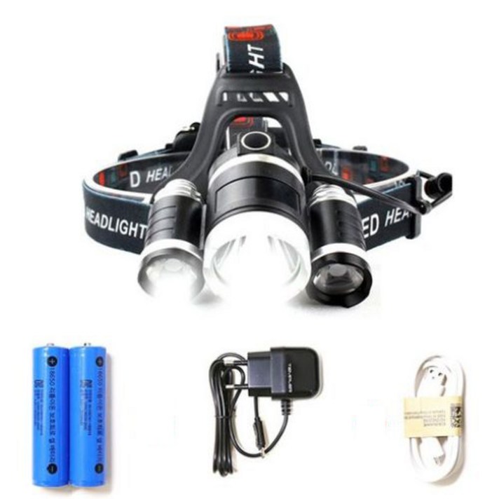 3구 헤드랜턴 JH03T6PACKN, 혼합색상, 1세트