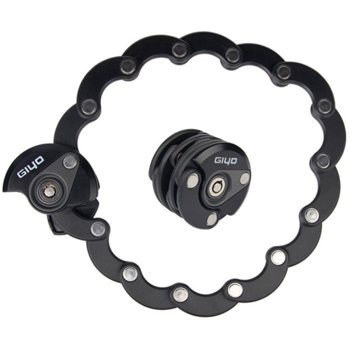 지요 14관절 자전거 자물쇠, 블랙, 1개