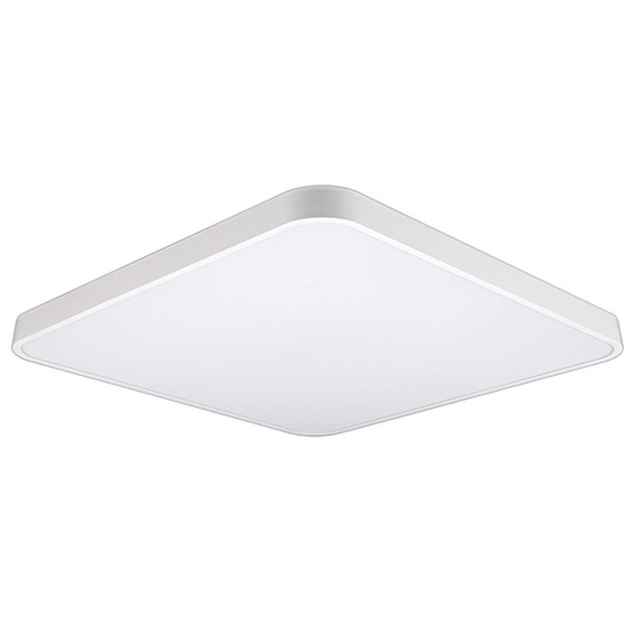 LED 미러 방등 50W + 칩 랜덤발송 세트, 화이트