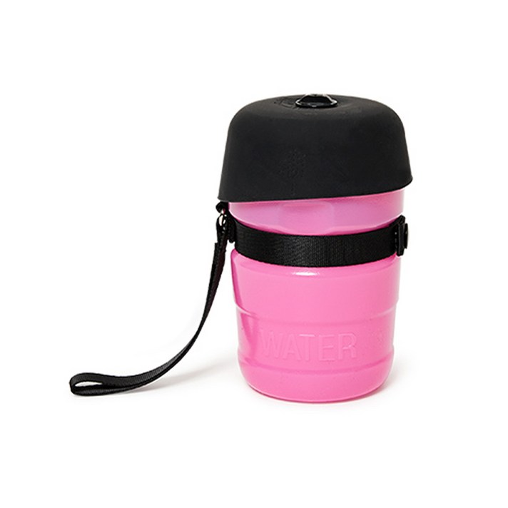 베니즈 워터봇 휴대용 물병 520ml, 핑크, 1개