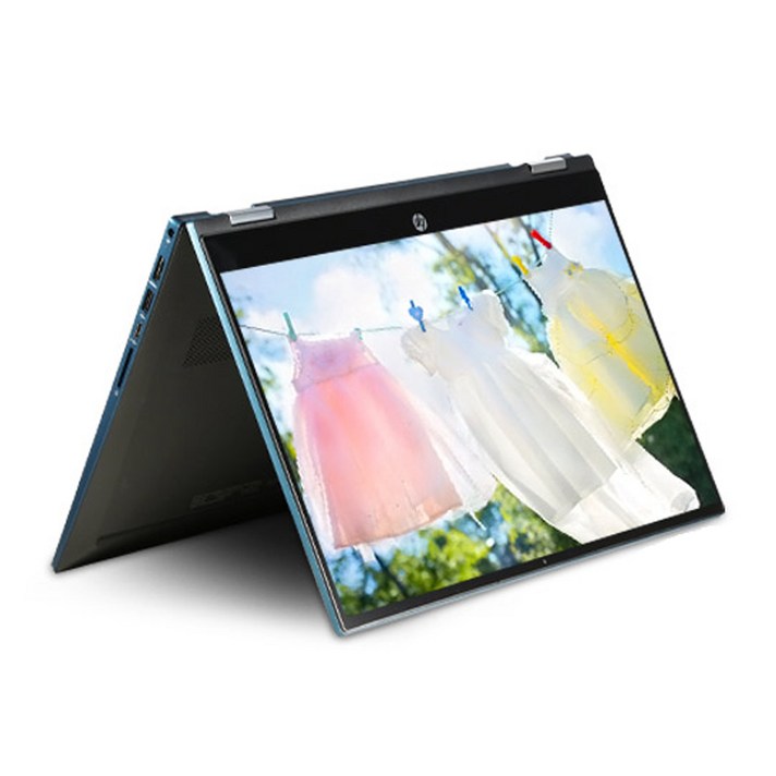 HP 2021 Pavilion X360 14, 포레스트 틸, 코어i5 11세대, 256GB, 8GB, WIN10 Home, 14-dw1049TU