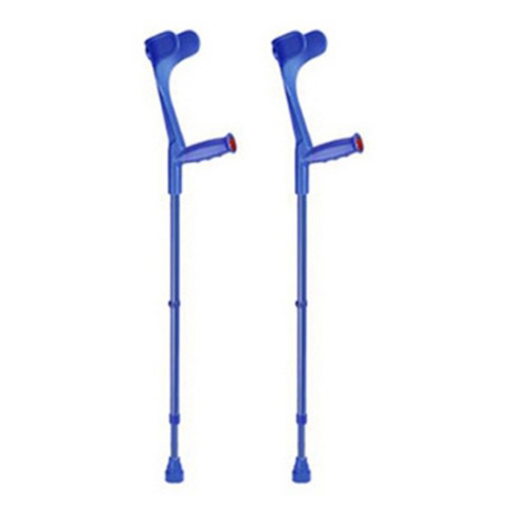 애이도 독일컬러 엘보클러치 알루미늄 목발 파랑 + 파랑, 2개
