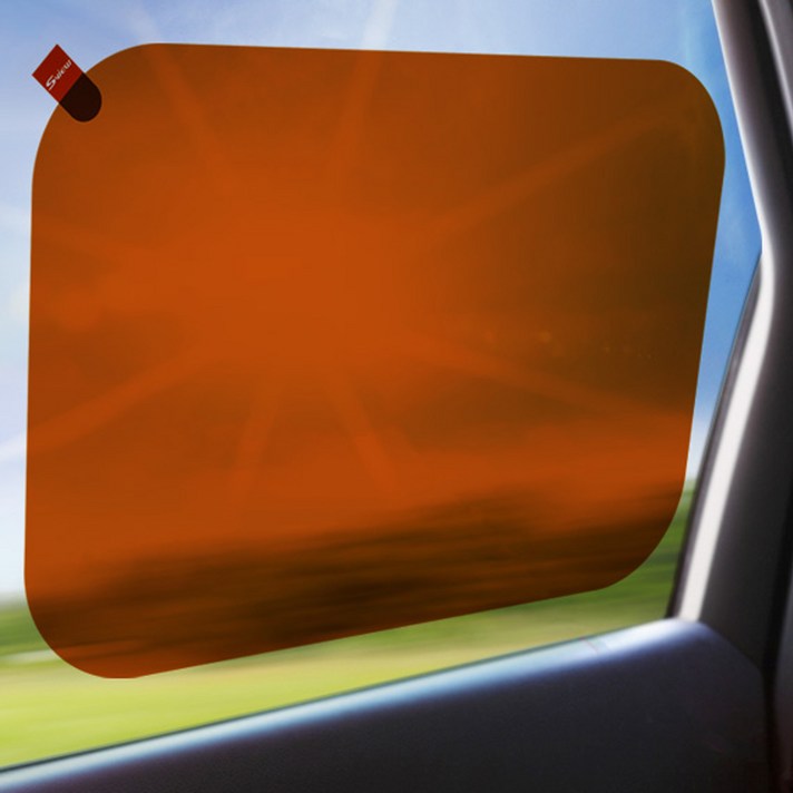 에스뷰 차량용 햇빛 가리개 사각형 XL 540 x 390 mm, 단일색상, 1개