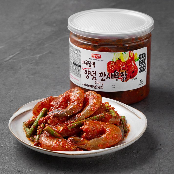 나무새 양념 깐새우장, 500g, 1개