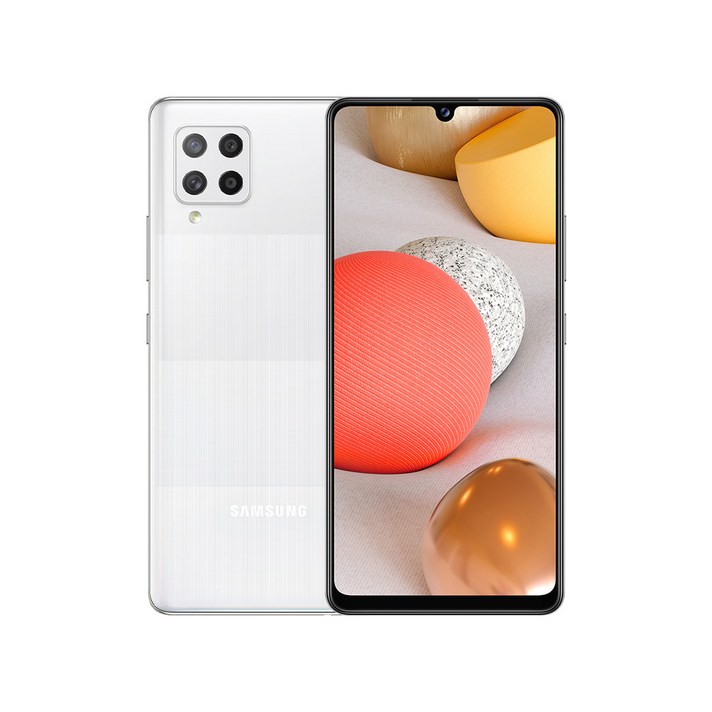 삼성전자 갤럭시 A42 자급제 핸드폰 128GB, SM-A426N, 프리즘 닷 화이트