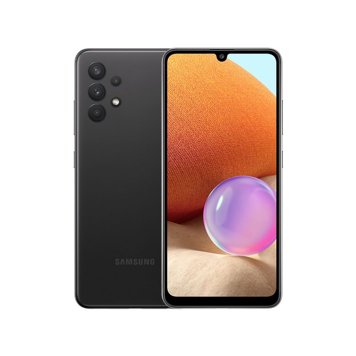 갤럭시 A32 자급제 핸드폰 64GB, SM-A325N, 어썸 블랙