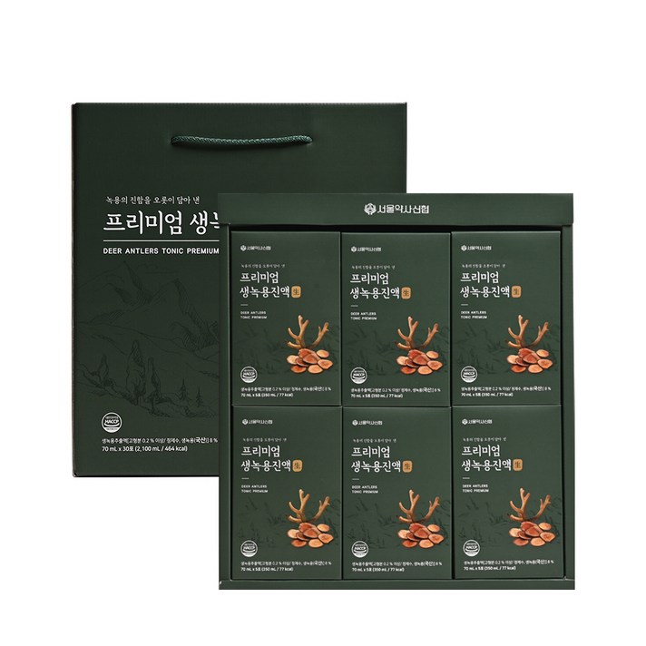 서울약사신협 프리미엄 생녹용진액 30p, 1개, 2100ml